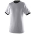 Augusta Sportswear Youth-Ringer T-Shirt (711), Color 'Athletic Heather/Black'